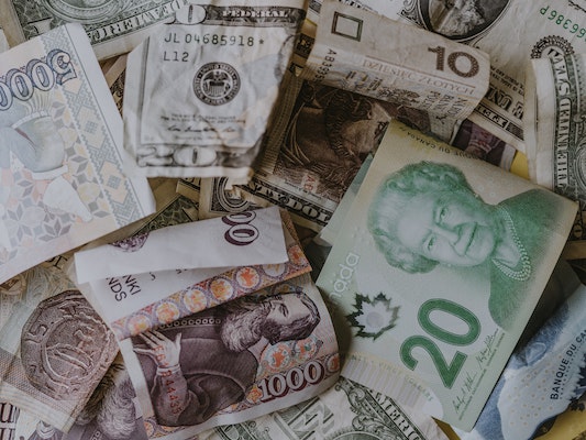 image of money with different currency
